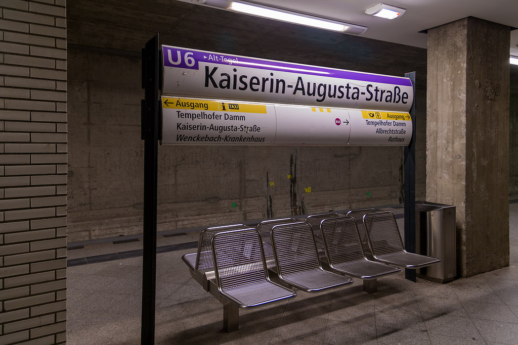 U6 Kaiserin-Augusta-Straße